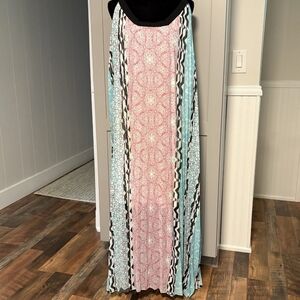 Elegant Multicolor Maxi Skirt